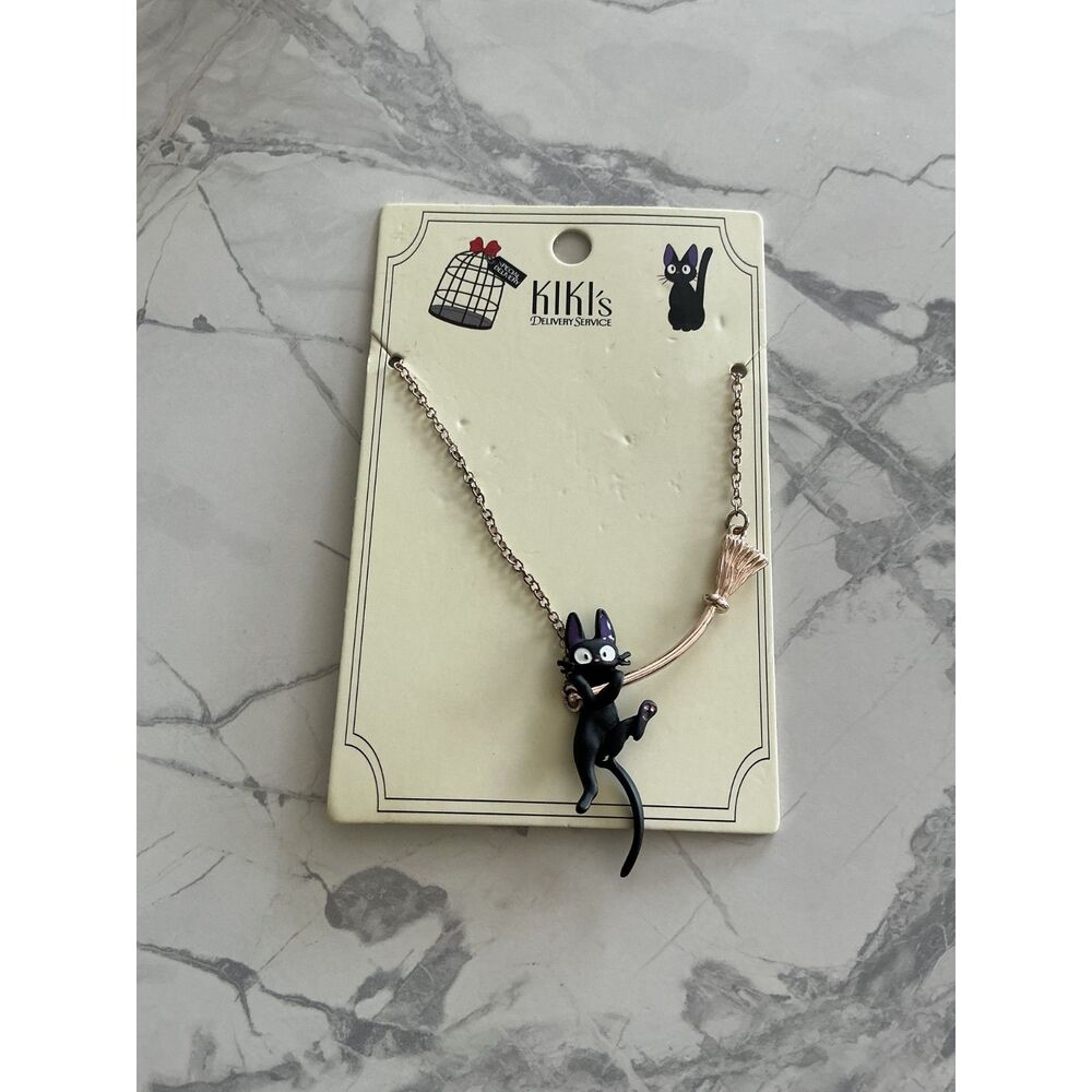 Studio Ghibli Kiki's Delivery Service Jiji Necklace Her Universe NOC Cat
